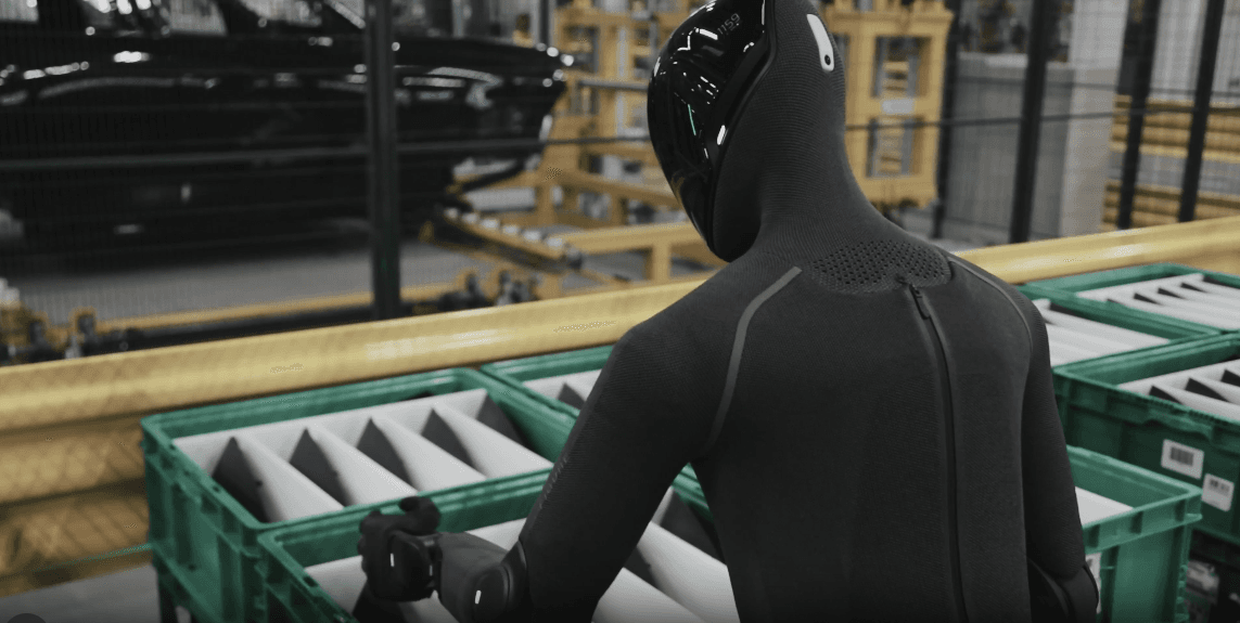 Humanoider Roboter in der Produktion