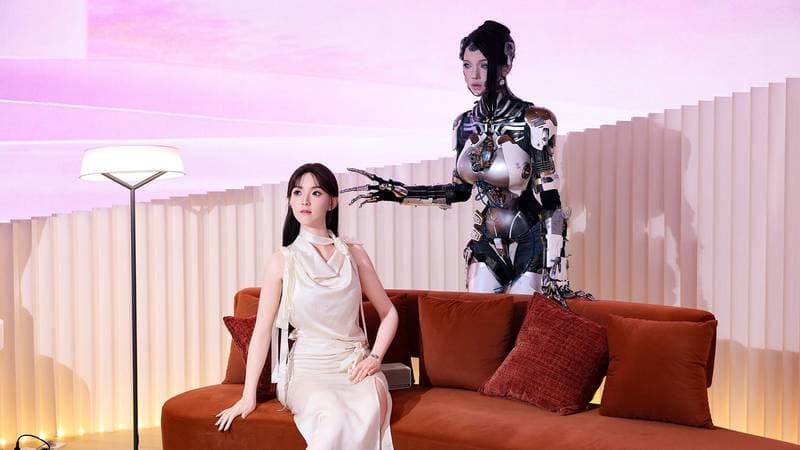 UBTECH-U1-Humanoid in einer Wohn-Inszenierung