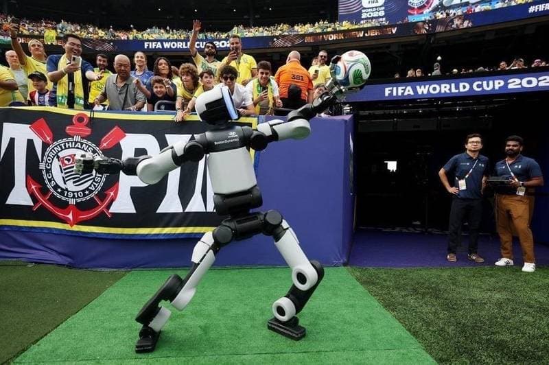 Boston-Dynamics-Roboter bei einem öffentlichen Event