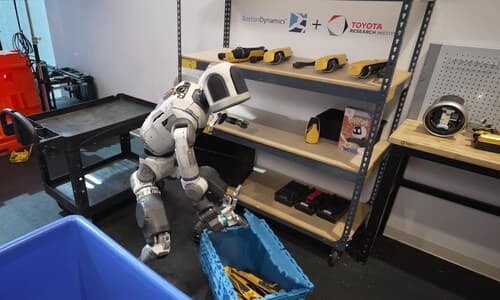 Roboter aus dem gemeinsamen Forschungsprogramm von Boston Dynamics und Toyota Research Institute