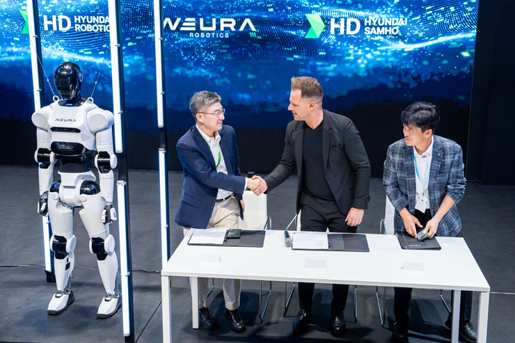 Industrie: Die Partnerschaft mit HD Hyundai Samho bringt humanoide Roboter in den Schiffbau.