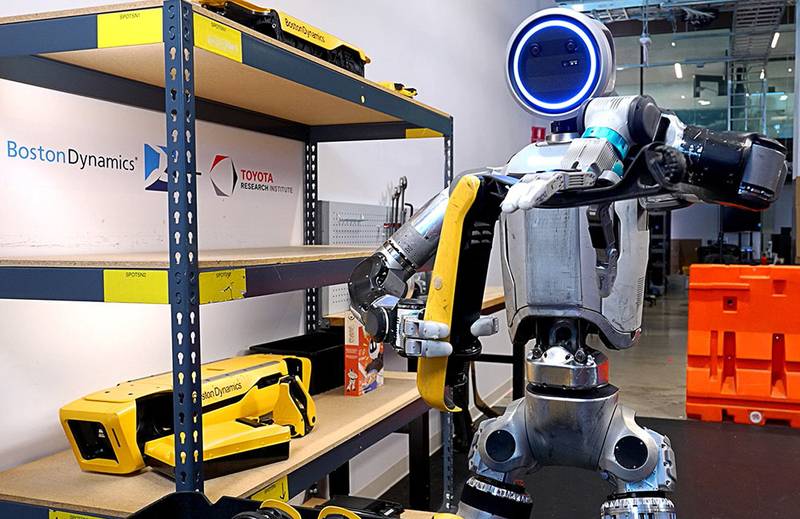 Atlas im Testlabor von Boston Dynamics und dem Toyota Research Institute Quelle: Boston Dynamics / The Robot Report