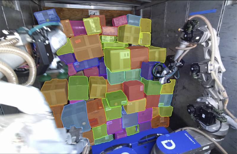 Greifplanung mit 3D-Wahrnehmung im Lkw — Runway will solche Griffe aus Videodaten lernen lassen Symbolbild; Quelle: The 