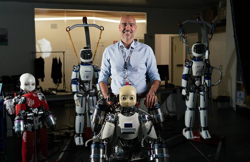 Forschung mit humanoiden Robotern am Istituto Italiano di Tecnologia — aus dieser Arbeit ist Generative Bionics hervorge